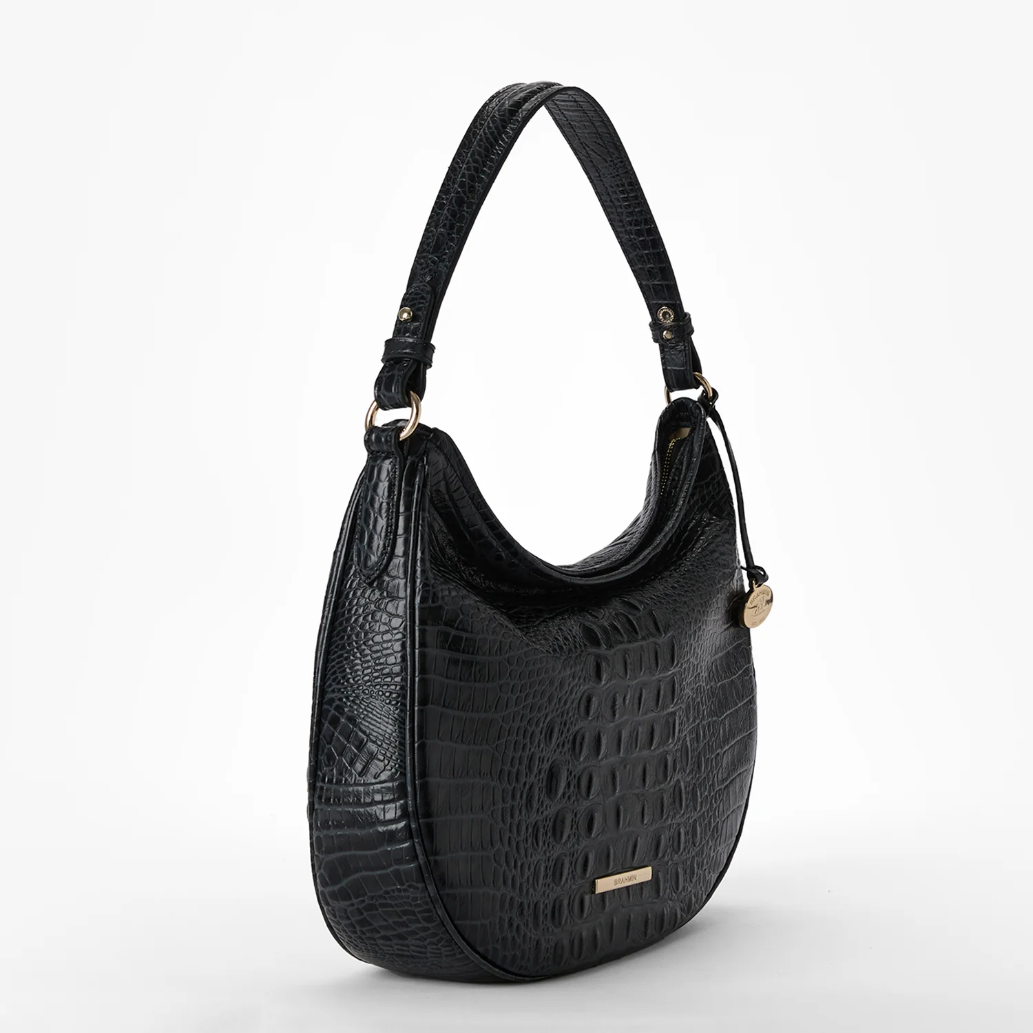 Brahmin Alden Road Collection Small Kathleen Shoulder Bag, Black